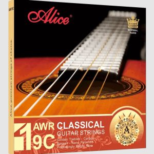 Alice AWR19C-H (Hard Tension Titanium Carbon Classical Guitar Strings (Concert))